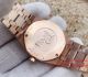 2017 Swiss Fake Audemars Piguet Rose Gold Royal Oak Chocolate Face Watch (5)_th.jpg